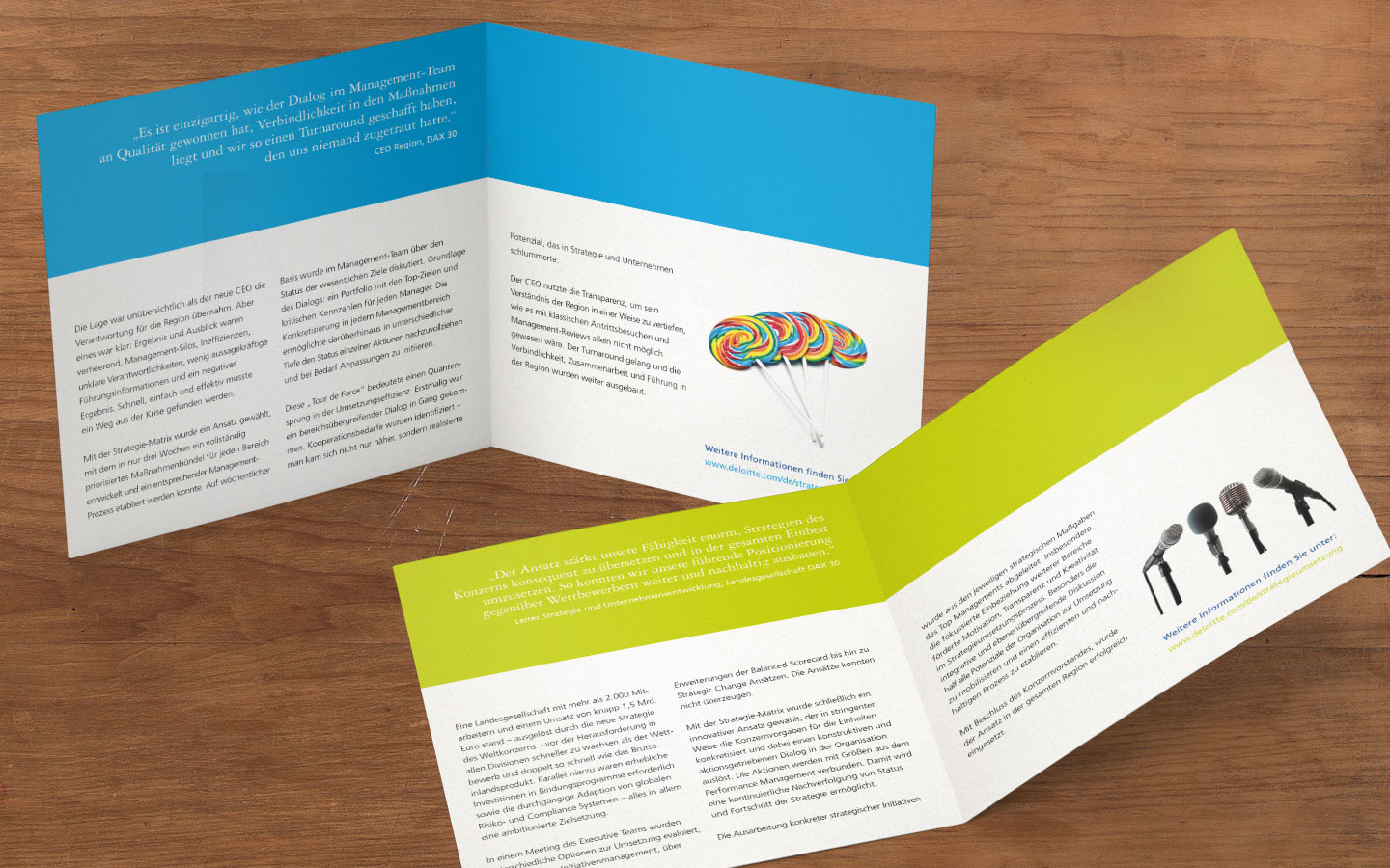 DELOITTE — Success Story, Detailansicht von KOPFBRAND