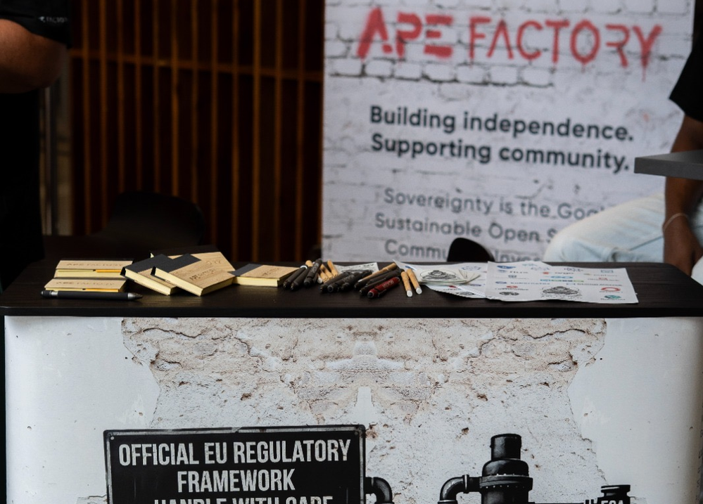 APE FACTORY — CommunityDays2026, Projektansicht von KOPFBRAND